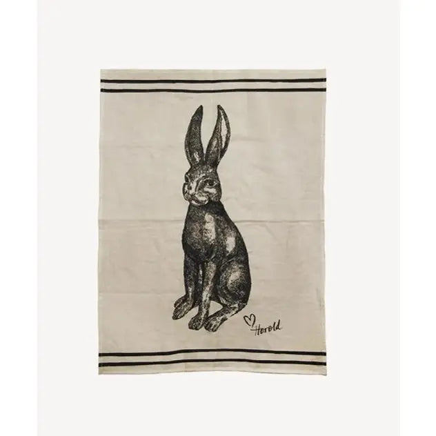 Harold the Hare Tea Towel