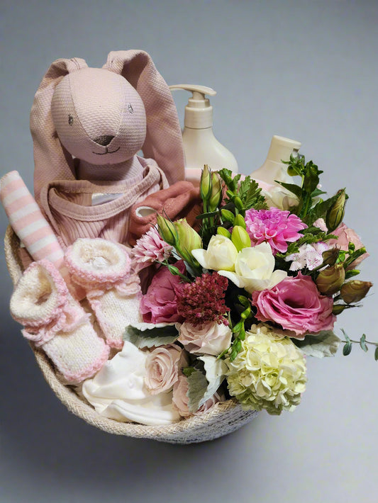 Baby Girl Gift Basket