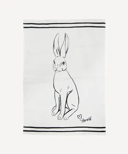 Harold the Hare Tea Towel