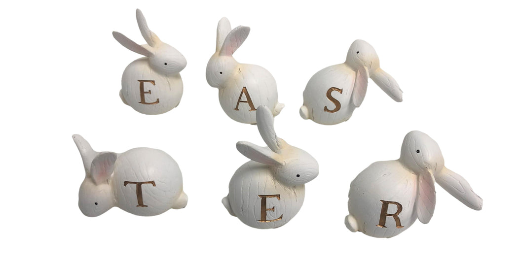 Luxe Easter Letter Bunny set