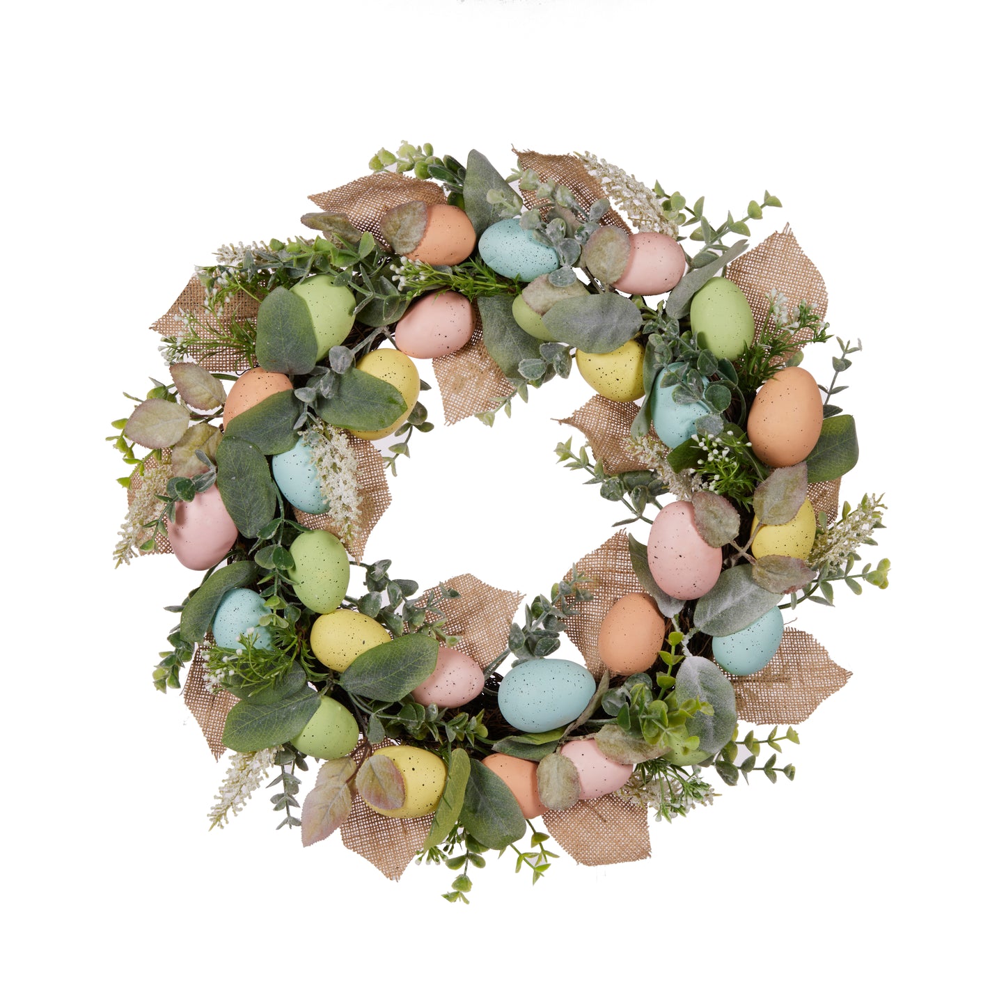 Pastel Egg Wreath